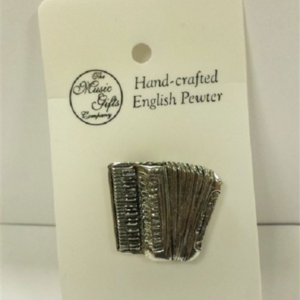 Accordion Pewter Pin
